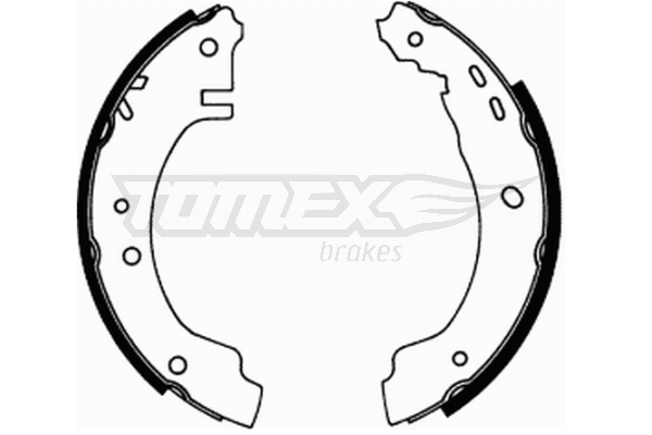 Sada brzdových čeľustí TOMEX Brakes